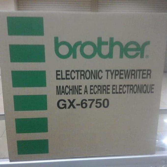 

BROTHER GX-6750 MESIN KETIK LISTRIK ( ELECTRONIC TYPEWRITER )