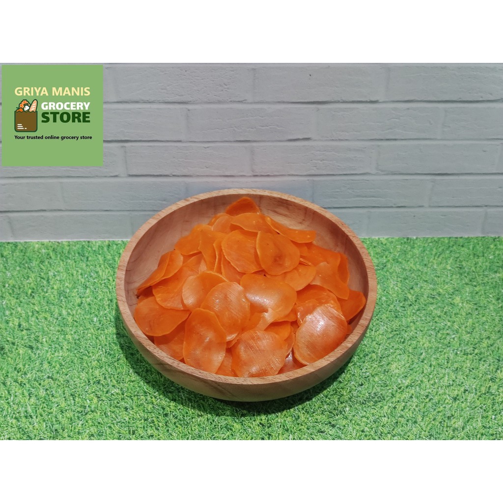 

Kerupuk Merah Bawang Mentah 500gram