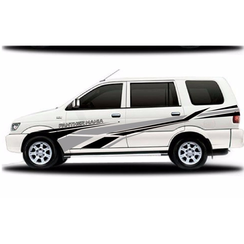 CUTTING STICKER STIKER MOBIL ISUZU PANTHER MITSUBISHI KUDA TOYOTA KIJANG CUSTOM Shopee Indonesia