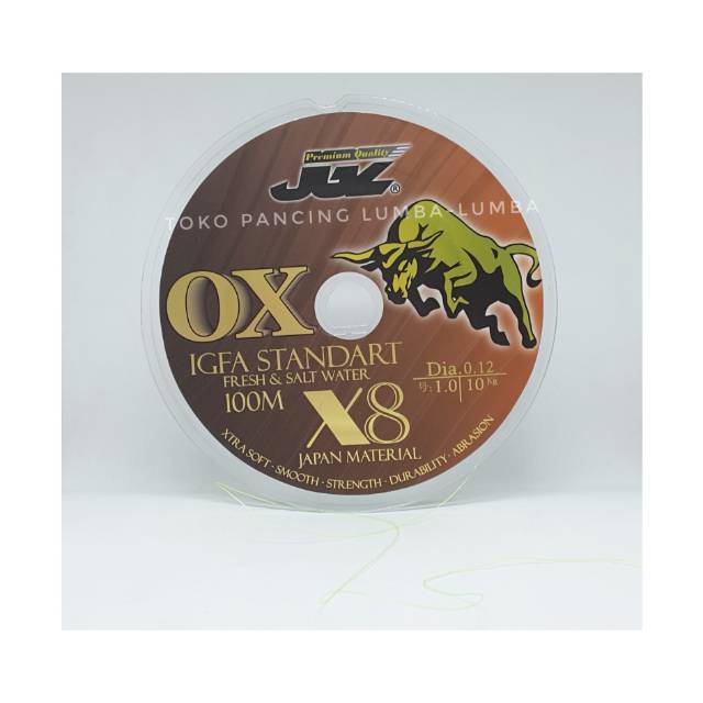 Senar Pancing PE JGZ OX X8 / Senar PE