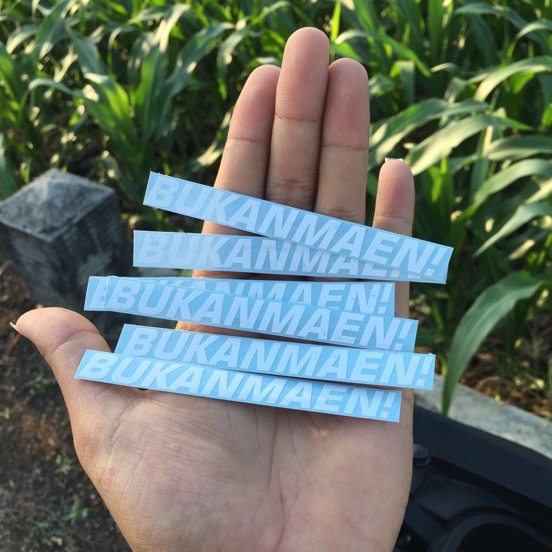 

Stiker Cutting BUKANMAEN!