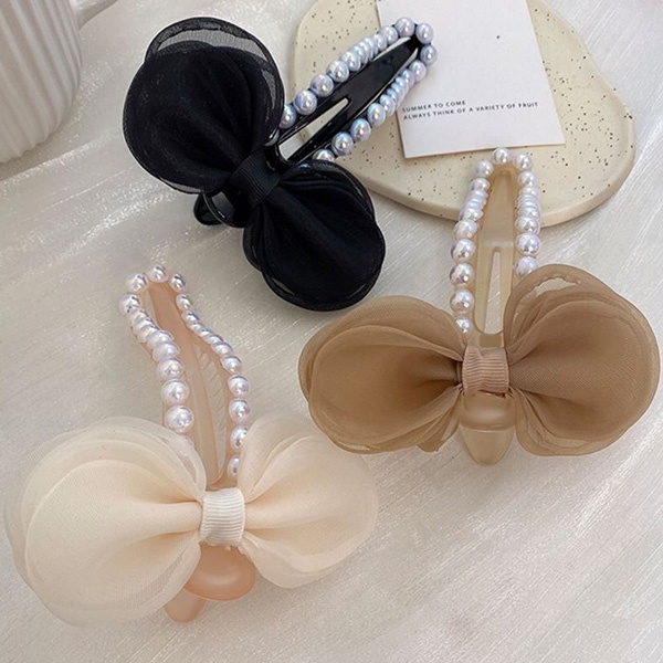 jepit rambut mutiara pita fairy pearl hairclip jje082(3F5)