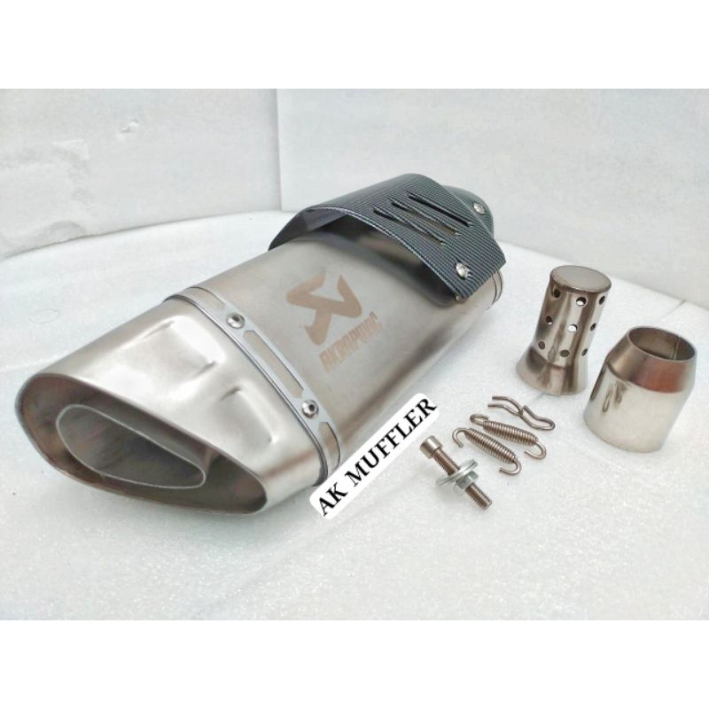 KNALPOT IMPORT AKRAPOVIC EVOLUTION SANBLAST SILIENCER ONLY