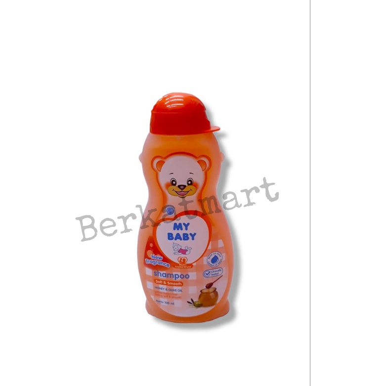MY BABY Soft and Smooth HONEY &amp; OLIVE OIL Shampoo Bayi dan Anak 100ml