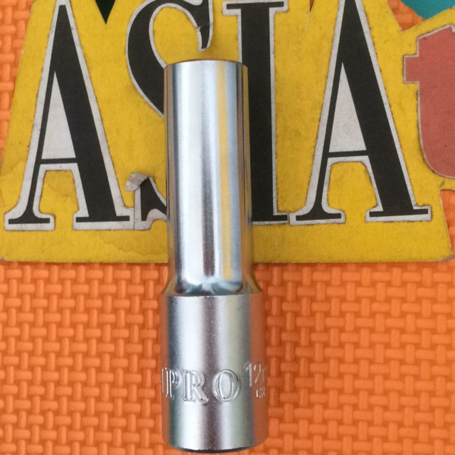 (WIPRO) Kunci Sock Panjang 12mm 6pt 1/2" (sok LONG)