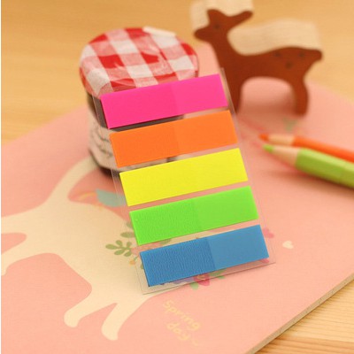 Pembatas Halaman Page Marker Sticky note rainbow MB0023-persegi pjg full wrn