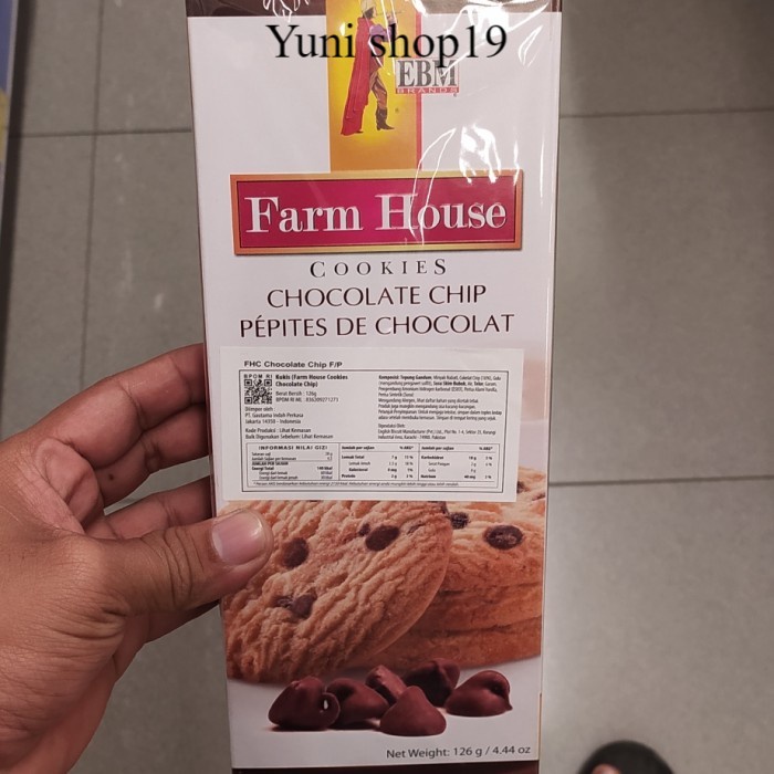 

ebm farm house cookies chocolate 126gr