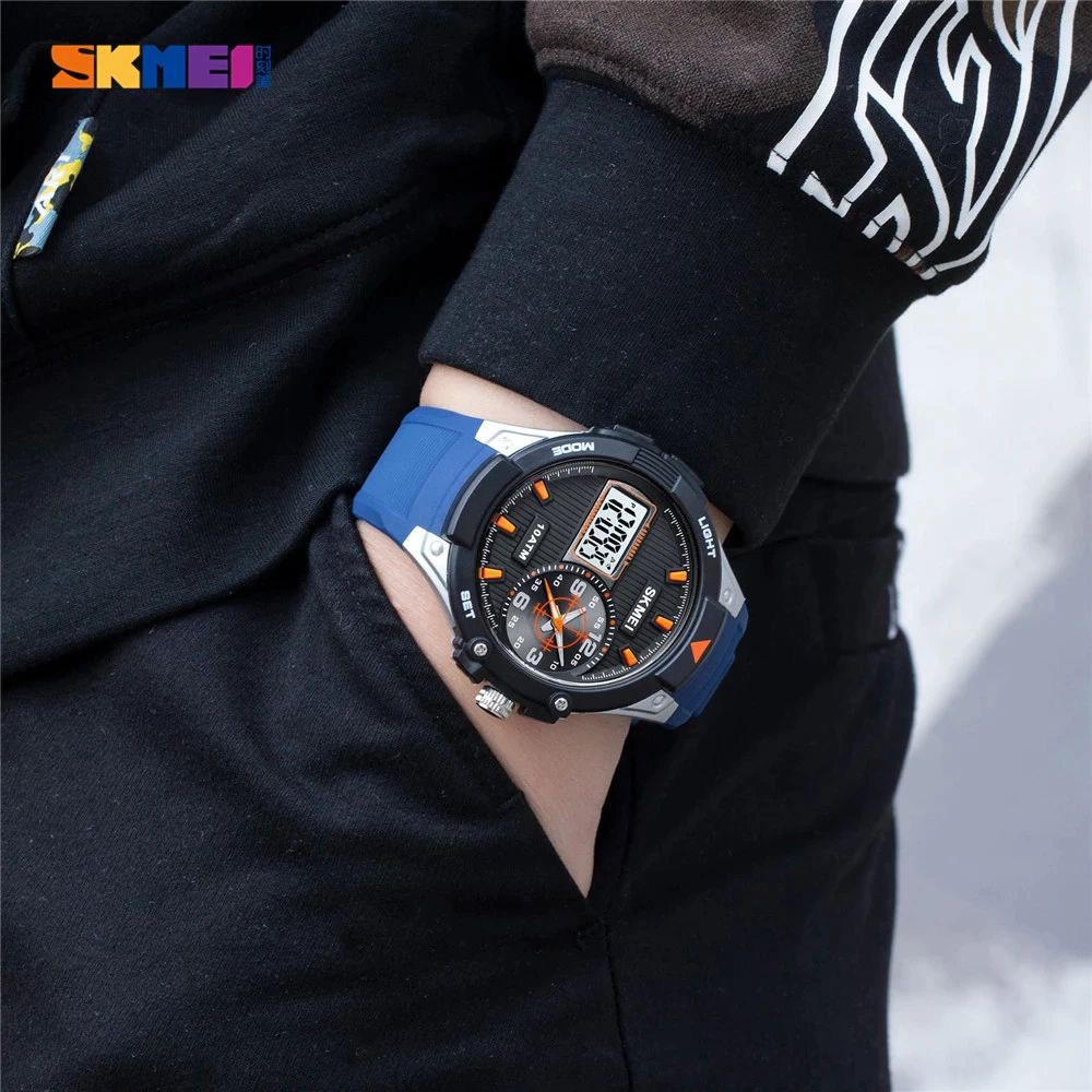 SKMEI 1761 Jam Tangan Pria Digital Analog Anti Air 10 ATM WK-SBY