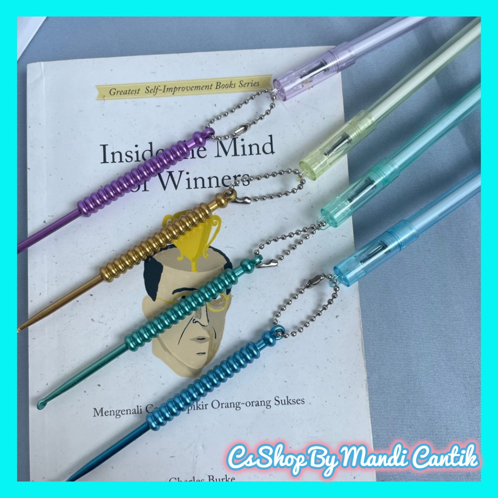 

Pulpen Gel Gantungan Pembersih Telinga Unik Pen Gantungan Bisa COD