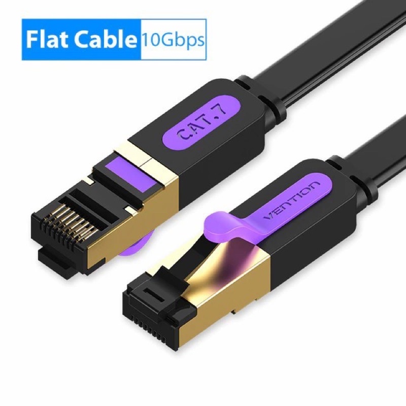 kabel lan rj45 cat 7 vention high speed 10gbps gigabit ftp cable 15 meter