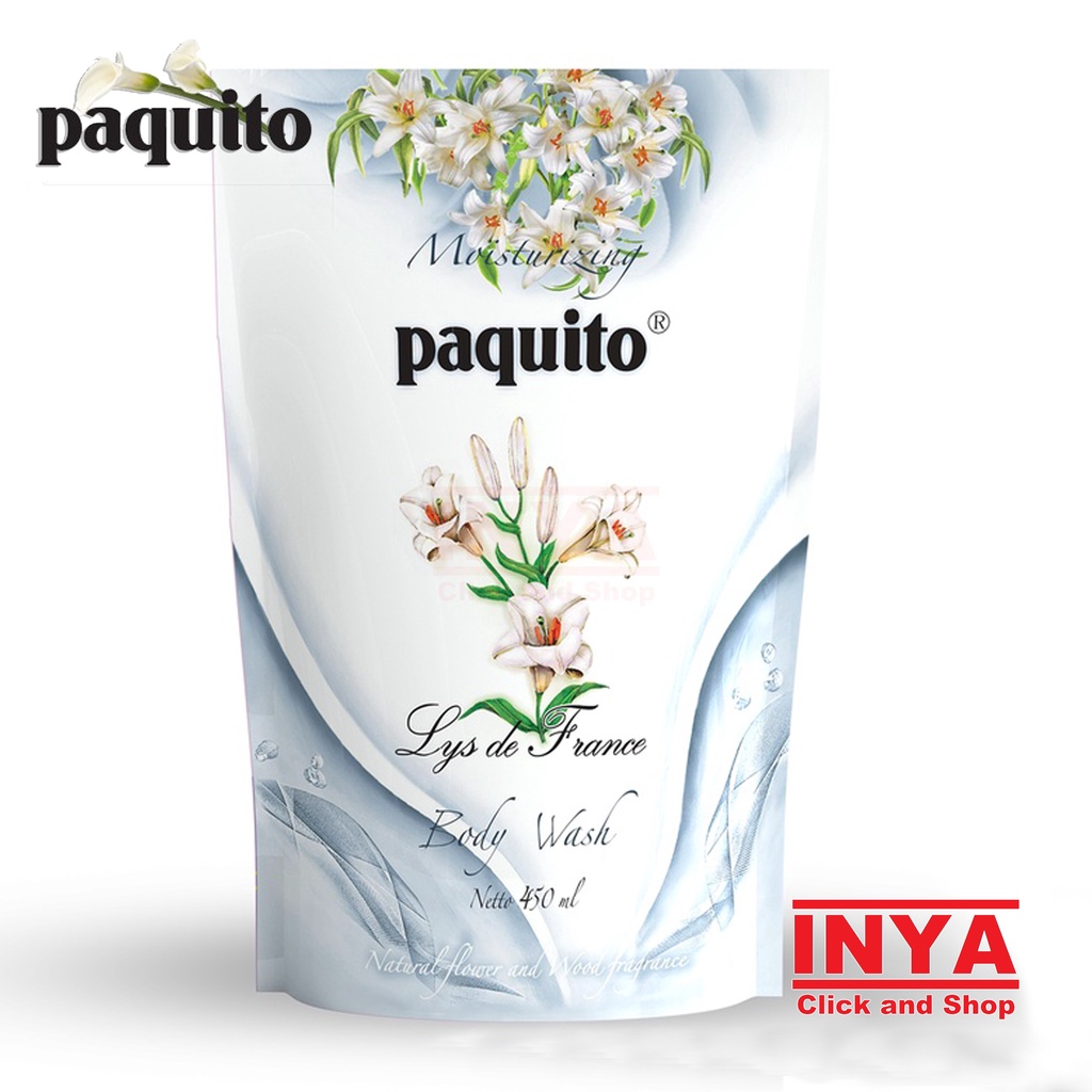 PAQUITO WHITE LYS DE FRANCE BODY WASH 450ml REFILL - Sabun Cair