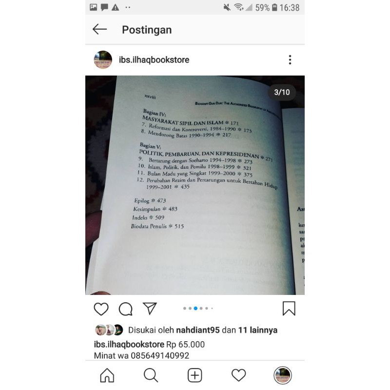 Biografi Gus Dur sejarah