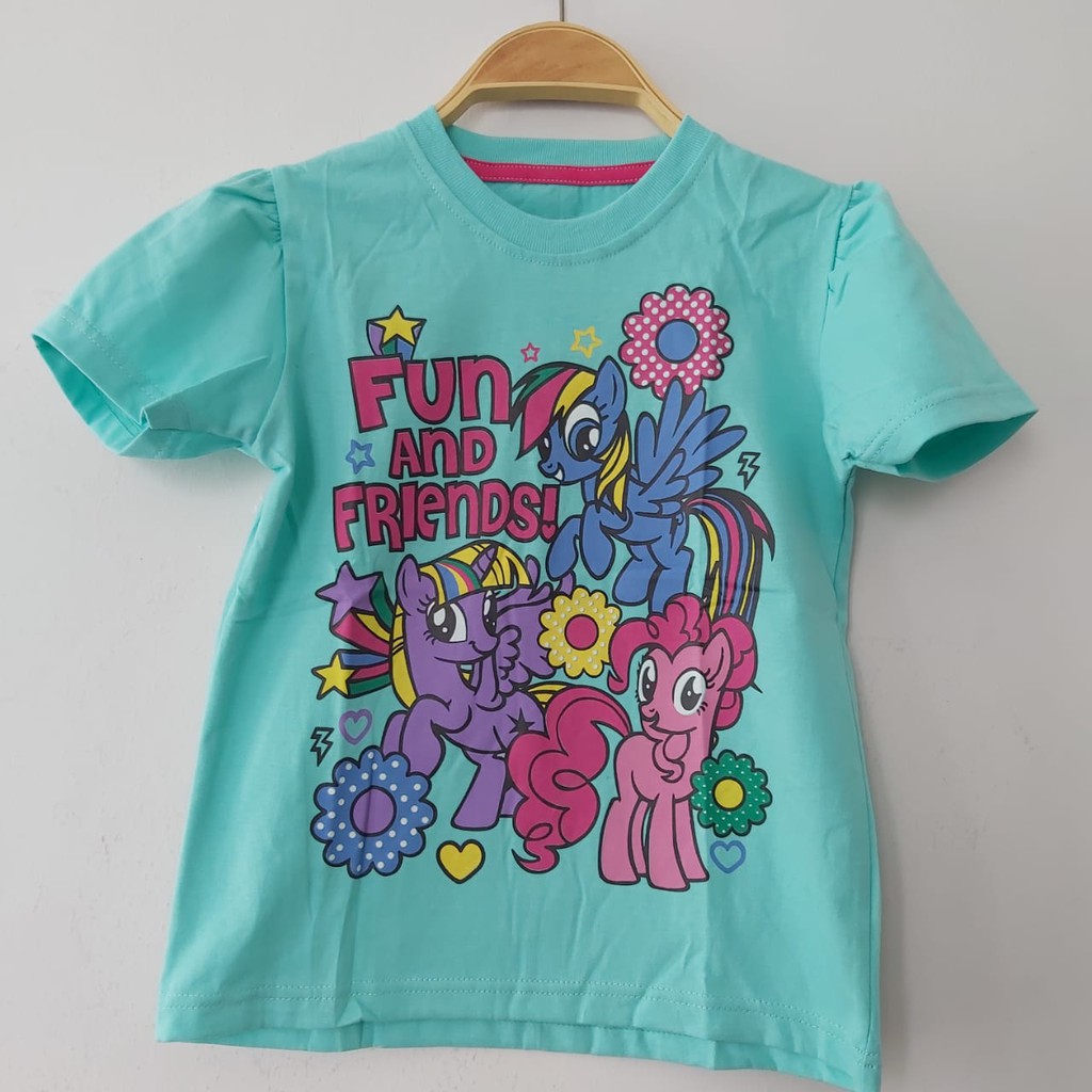 KAOS BAJU ANAK PEREMPUAN MOMMYS HONEY KARAKTER KUDA PONY