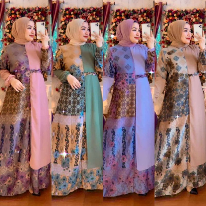 gamis wanita nafisa ceruty