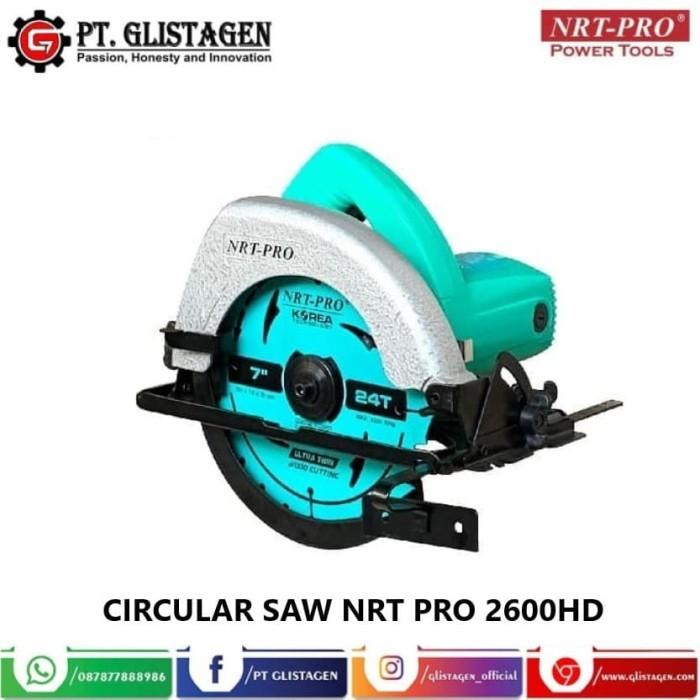 Saw | Mesin Gergaji Circular Saw 2600Hd Nrt Pro Termurah