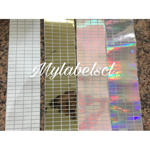 

HOT SALE|BEST SALLER Label Nama Stiker Waterproof Sticker anti air Putih Gold Pink Silver S