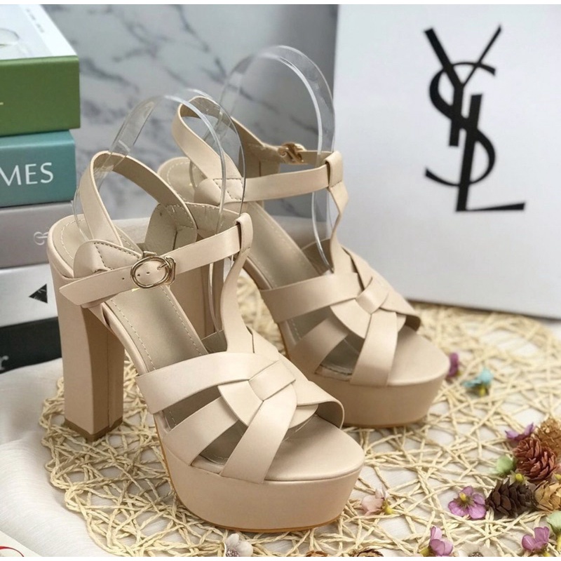 Heels ysl06 wanita import realpict