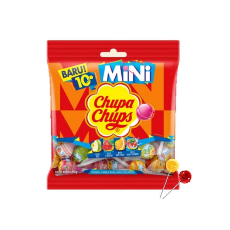 

Chupa Chups Mini Lollipop Candy isi 10 pcs Permen Lolipop Mini