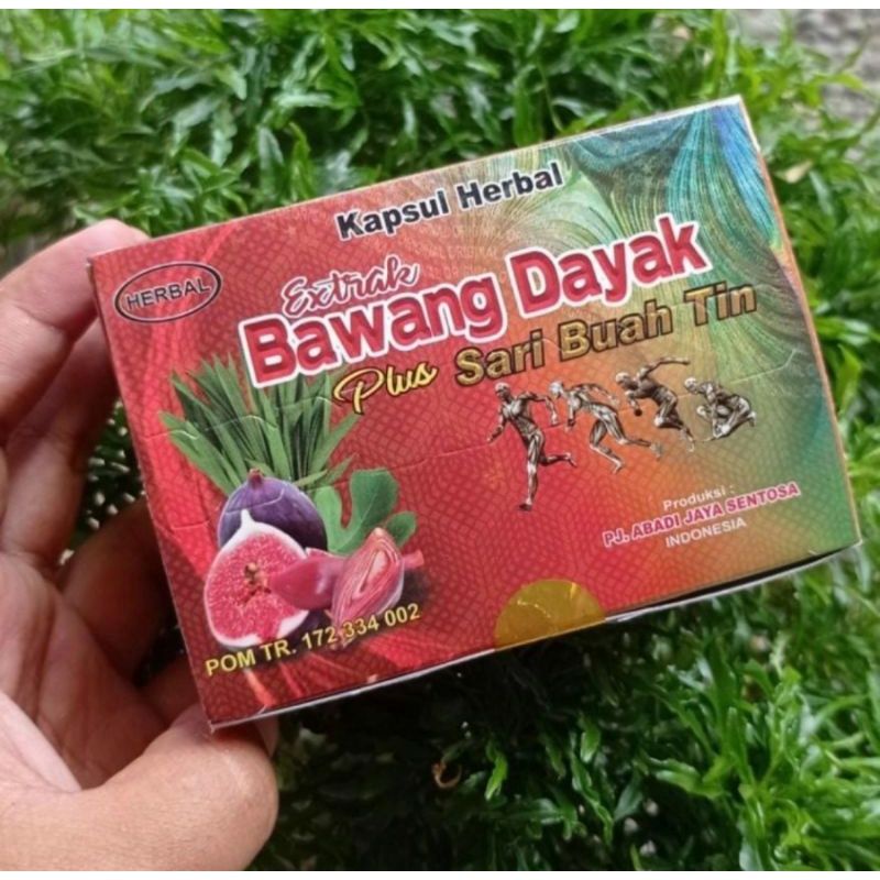 KAPSUL BAWANG DAYAK PLUS SARI BUAH TIN