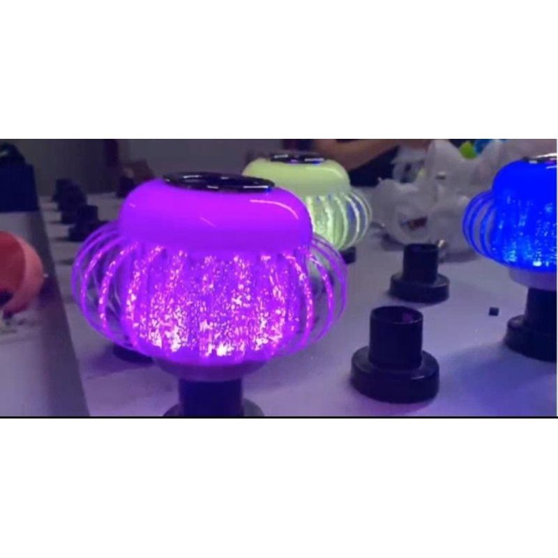 LAMPU SPEAKER BLUETOOTH REMOTELAMPU DISKO HIAS BUNGA TERATAI / UFO