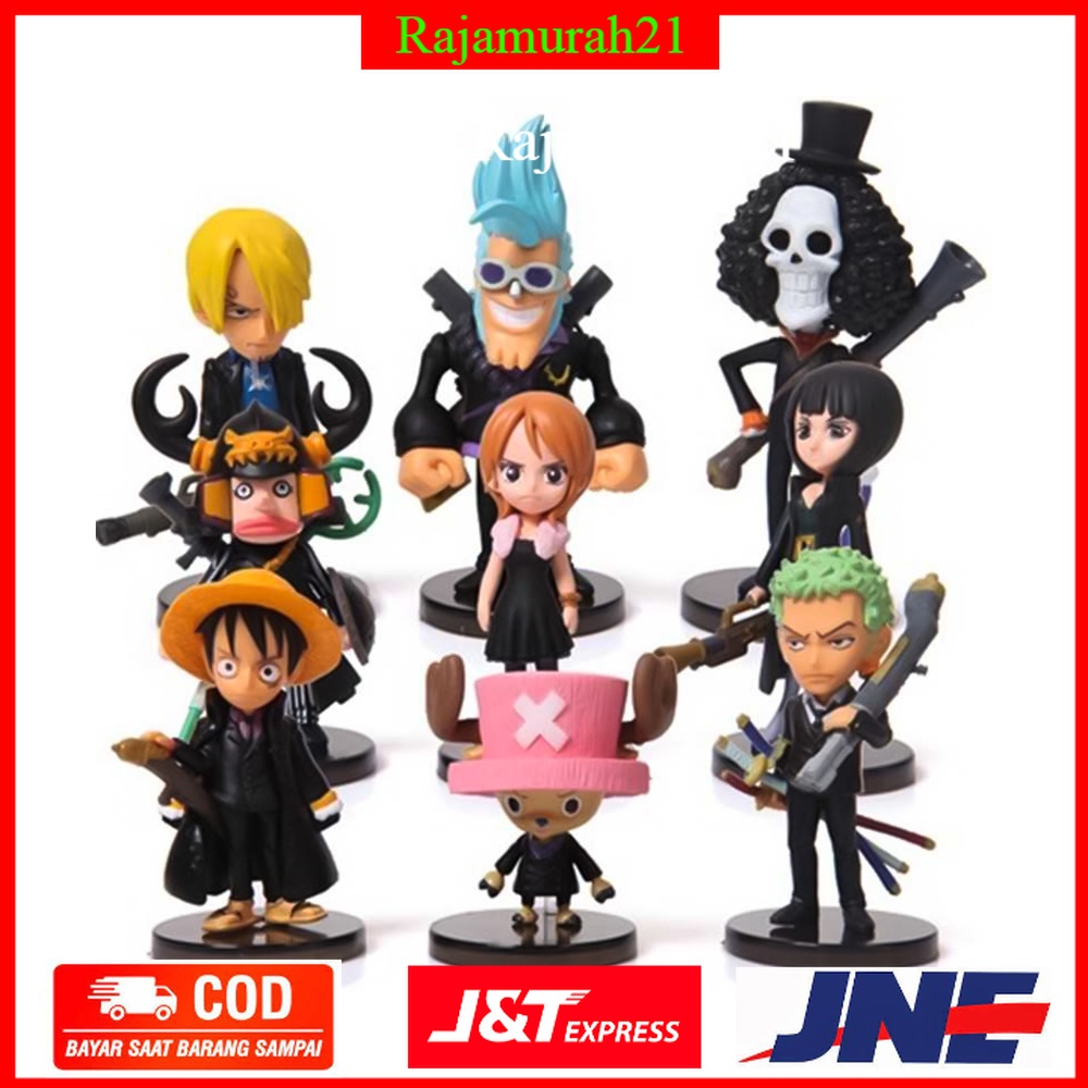 Action Figure One Piece 9 PCS - Model 65 - OMTHL0XX