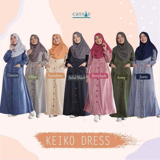 Keiko Dress by Cassie Labels
