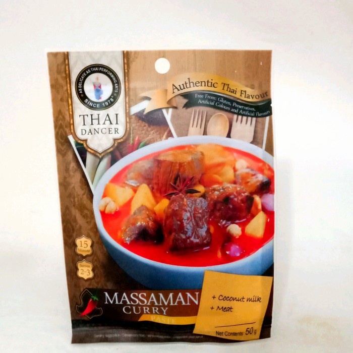 

THAI DANCER MASSAMAN CURRY PASTE 50 GR