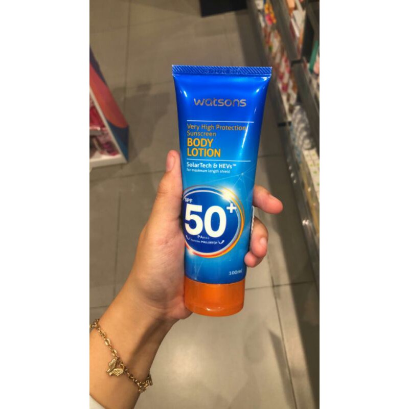 Sunscreen body lotion SPF 50+