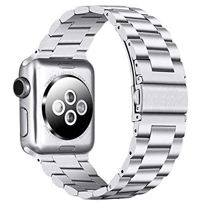 Apple Watch Band Silver Bracelet Stainless Iwatch Strap 38 &amp; 42