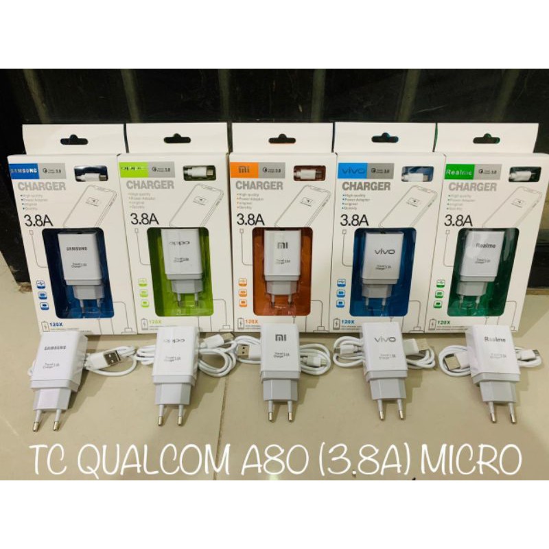 TC Charger Qualcom A80 3.8A Micro Brand