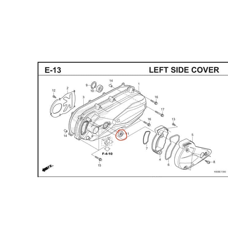 Oil Seal 16 X 26 X 6 ( Seal Engkolan ) – BeAT FI, BeAT POP eSP, Spacy, Spacy FI, Vario 110 Karbu, Vario 125 eSP &amp; Vario 150 eSP (pe9)