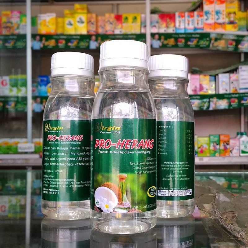 

Proherang VCO Virgin Coconut Oil Vico Oil 120ml Minyak Kelapa Murni
