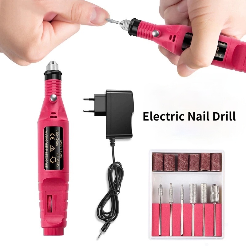 Alat Perawatan Kuku Electric Nail Drill Grinding  Manicure Machine Mesin Kikir Amplas Kuku Alat Kikir Amplas Kuku Listrik Nail Art Perawatan Kuku Original