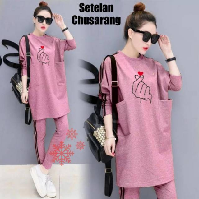 Set chusarang setelan wanita VT