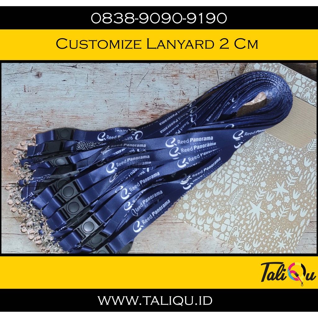 

Tali Id Card Promosi Print - Lanyard Promosi 2 cm