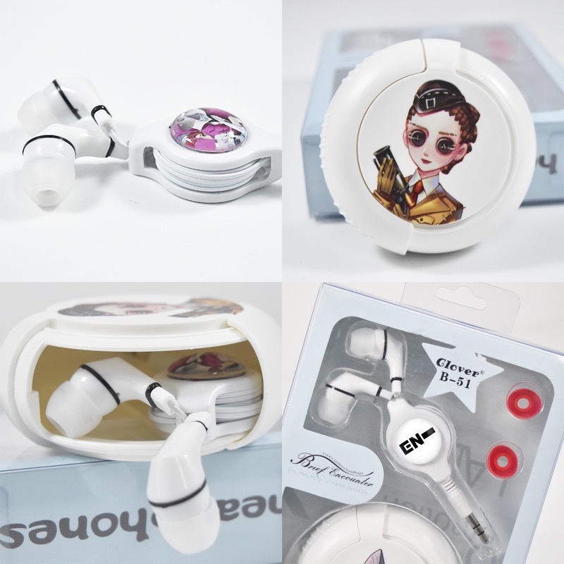 [BS] BISA COD Earphone Roll KPOP Headset Lucu - KP953