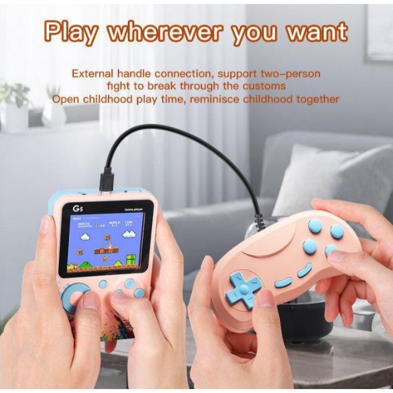 G5 Game console Gemebot anak murah Game boy g-5 Konsole 2player Gembot anak murah G-5 consol cod