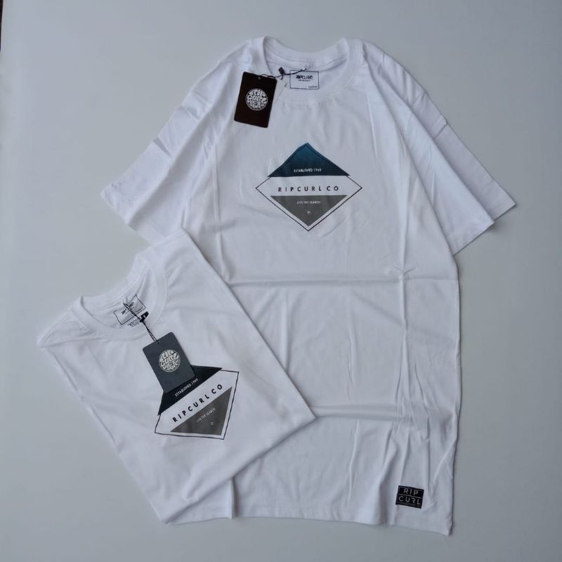 (T-SHIRT) KAOS DISTRO SURFING PREMIUM PRIA MURAH COD RIPCURL WARNA PUTIH BIG SIZE