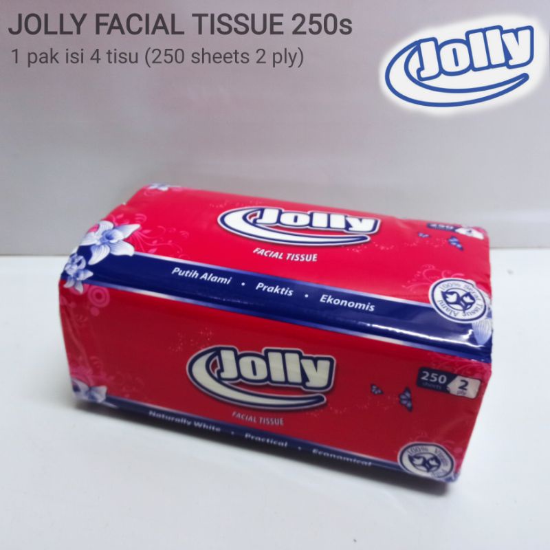 Tisu jolly facial 250s / tissue 250 sheets ekonomis