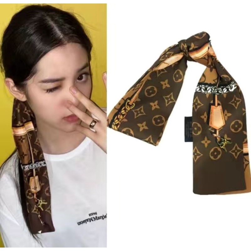 Twilly Scarf For Handbag Syal Hias untuk Bando-1