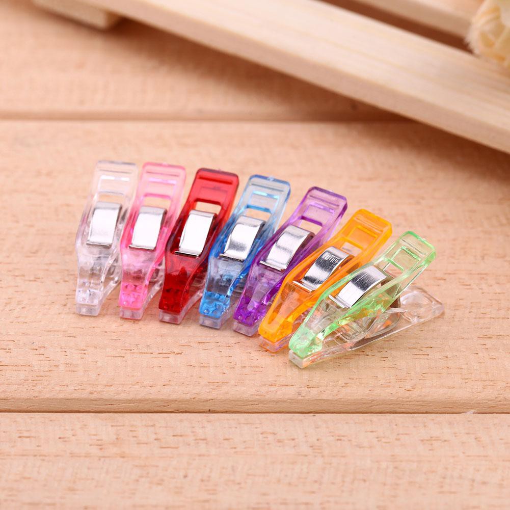 50Pcs Klip Holder Wonder Clip Bahan Plastik untuk Patchwork / Quilting astarit.id