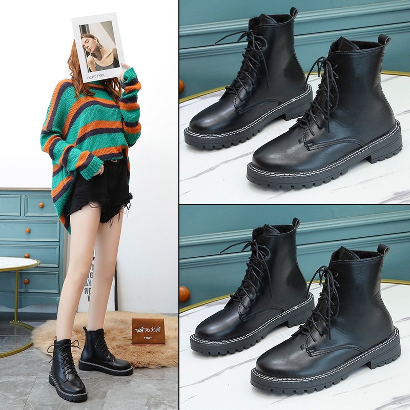 SEPATU BOOTS IMPORT WANITA KOREA ORIGINAL JY10