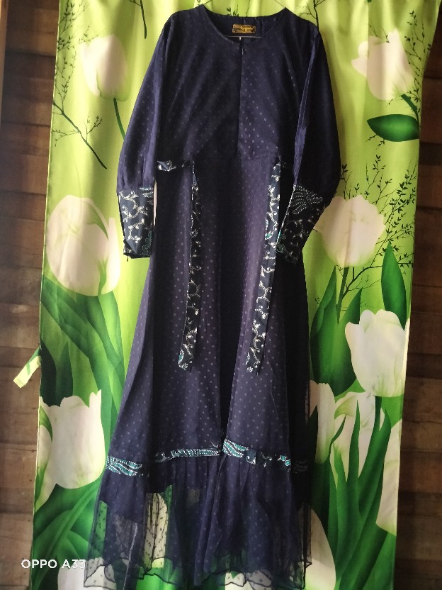 Maura Couple - Sania Ruffle Batik Couple Ori Ndoro Jowi Garansi Termurah Shopee - Batik Modern Solo