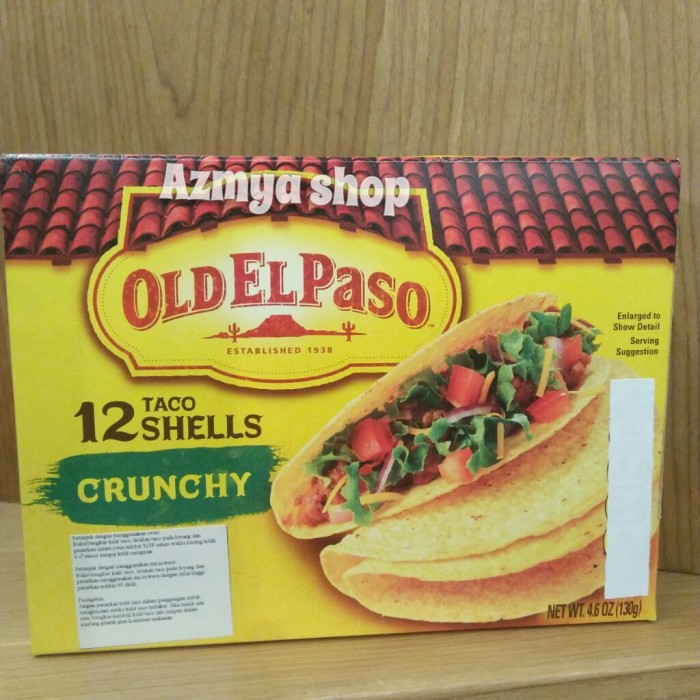 

Kulit Taco l OldElpaso Taco Shells Crunchy 130gr