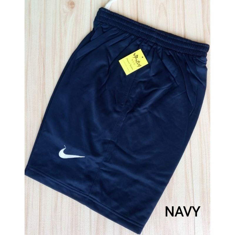 Celana pendek olahraga pria wanita nik hitam putih | Celana kolor pria santai-Navy