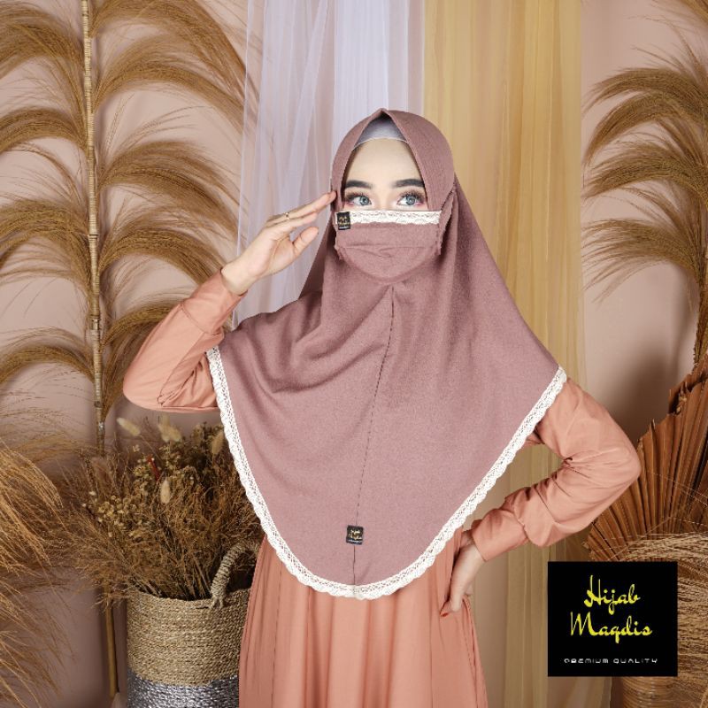 hijab audy + masker