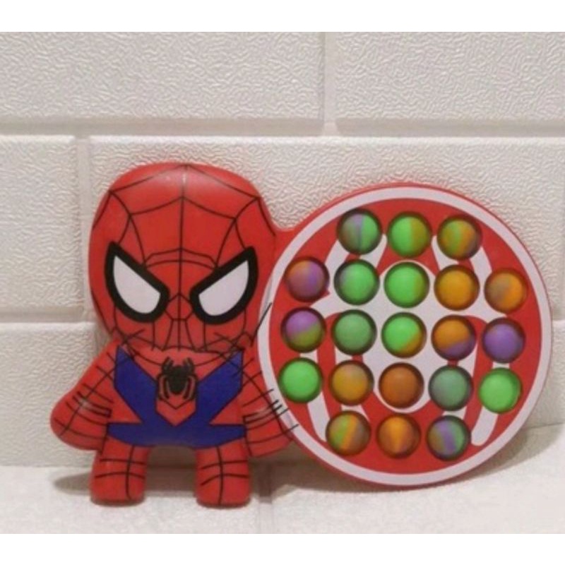 PROMO !!! pop it  spiderman,Hulk,Ironman ,capten-2