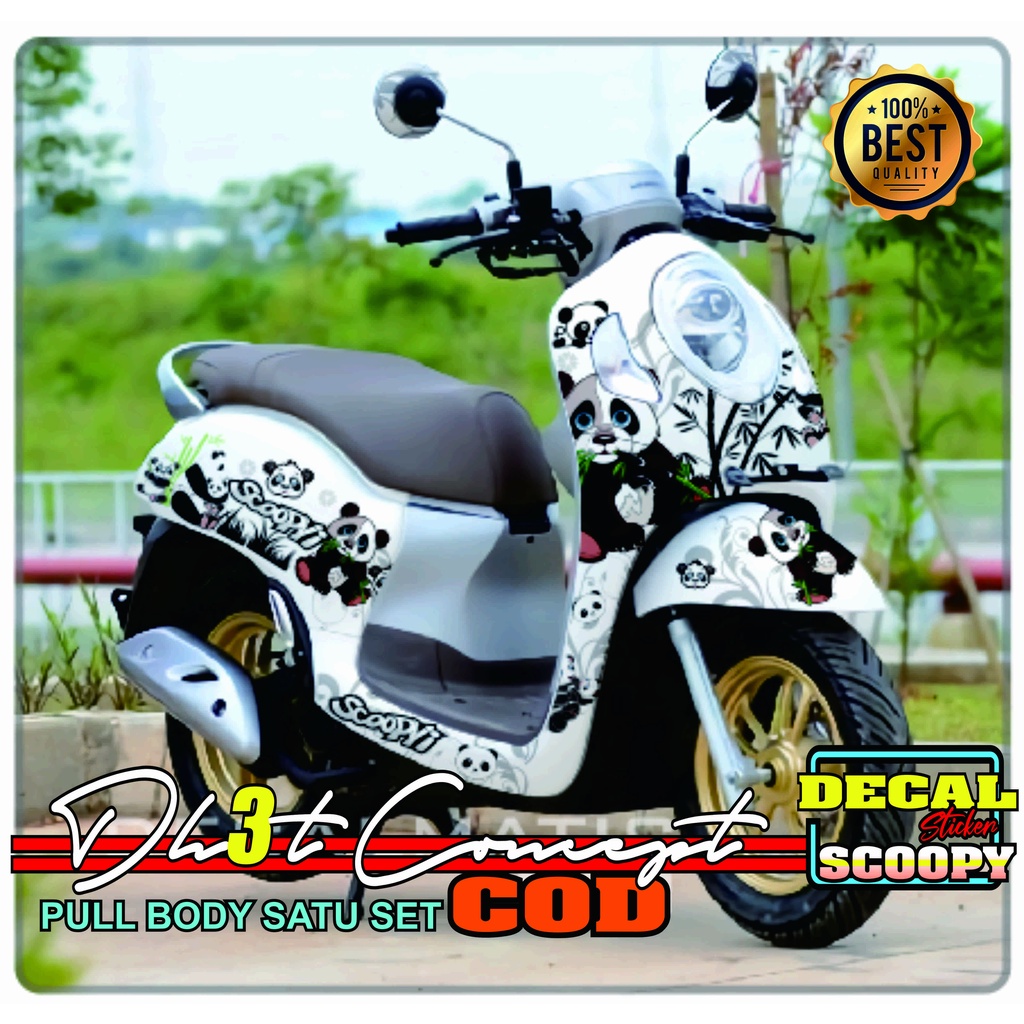 Decal Scoopy 2021 Full Body Panda