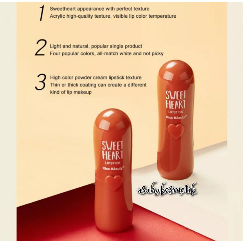 PROMO ECER LIPSTIK MATTE VELVET KISS BEAUTY WARNA NUDE NO.35800