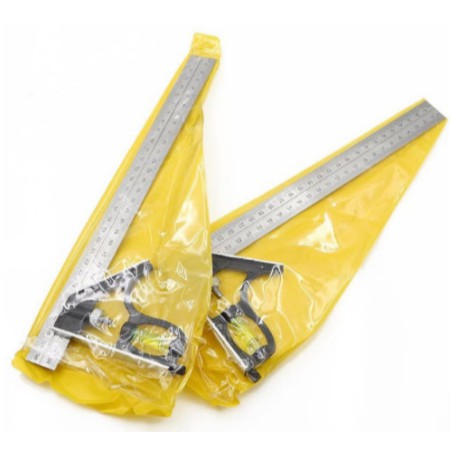 

Siku Kombinasi / Combination Square Ruler / Penggaris Waterpass/siku L / penggaris ukur
